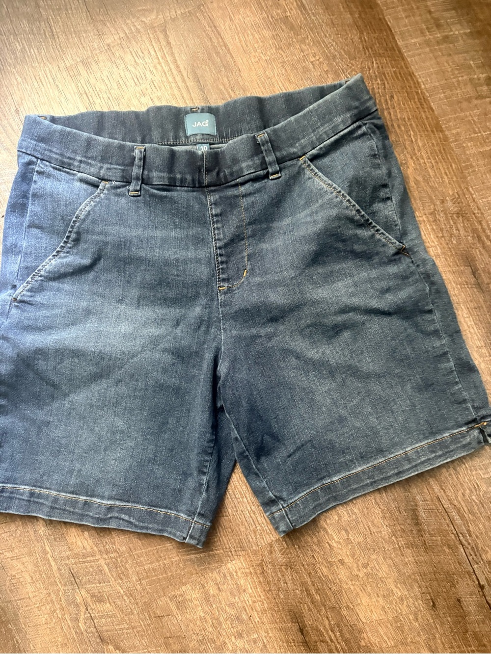 Jag Jeans Womens Dark Blue Denim Shorts